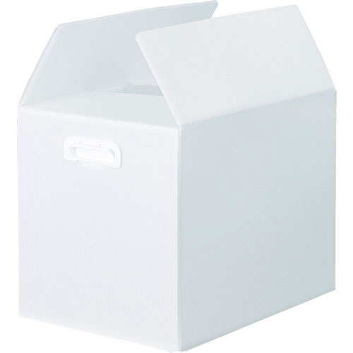 ＴＲＵＳＣＯ　ダンボールプラスチックケース　５枚セット　Ａ３サイズ　取っ手穴なし　半透明＿