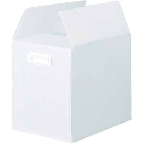 ＴＲＵＳＣＯ　ダンボールプラスチックケース　５枚セット　Ｂ４サイズ　取っ手穴なし　半透明＿