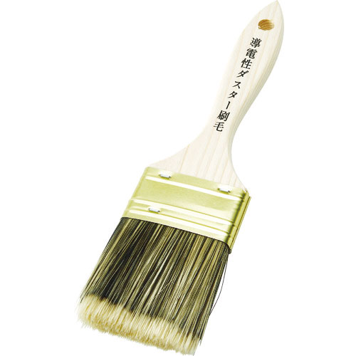 ＴＲＵＳＣＯ　導電性ダスター刷毛　平　全長２２０ｍｍ　５０ｍｍ幅＿