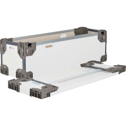 リス　テクセルハイブリッド折りたたみコンテナー　６３７４４０　長尺折り畳みコンテナＴＥ－ＲＳ－ＳＭナ＿