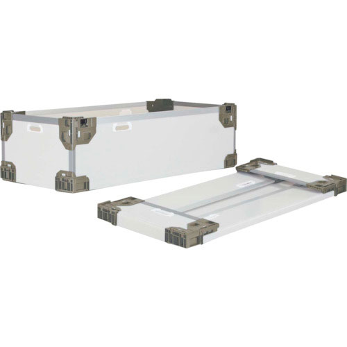 リス　テクセルハイブリッド折りたたみコンテナー　６３７４７１　長尺折り畳みコンテナＴＥ－ＲＳ－ＳＭナ＿