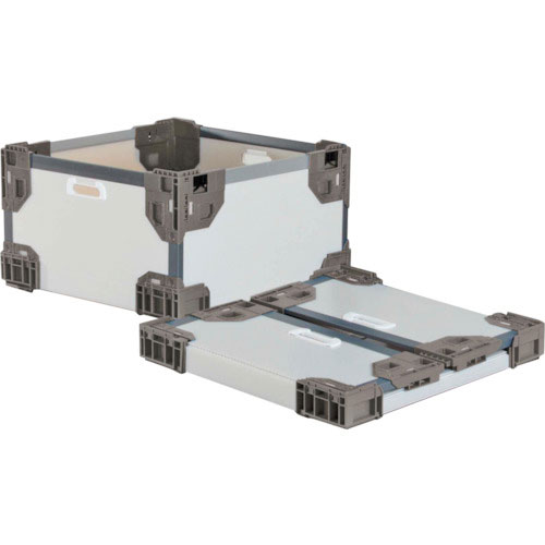 リス　テクセルハイブリッド折りたたみコンテナー　６３７５１８　長尺折り畳みコンテナＴＥ－ＲＳ－ＳＭナ＿