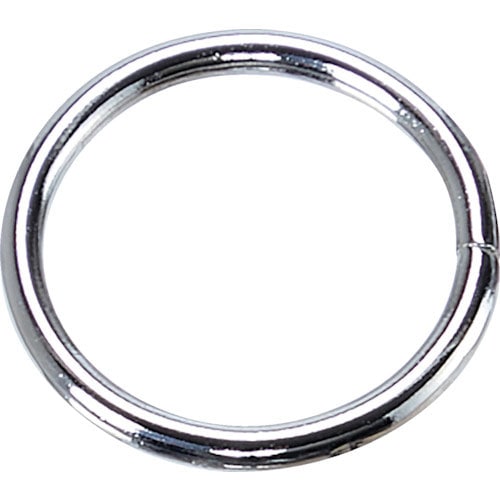 ＴＲＵＳＣＯ　丸リンク　スチール製　線径４．０ｍｍ　内径２５ｍｍ　２０個入り＿