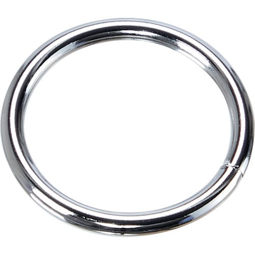 ＴＲＵＳＣＯ　丸リンク　スチール製　線径５．０ｍｍ　内径４０ｍｍ　１０個入り＿