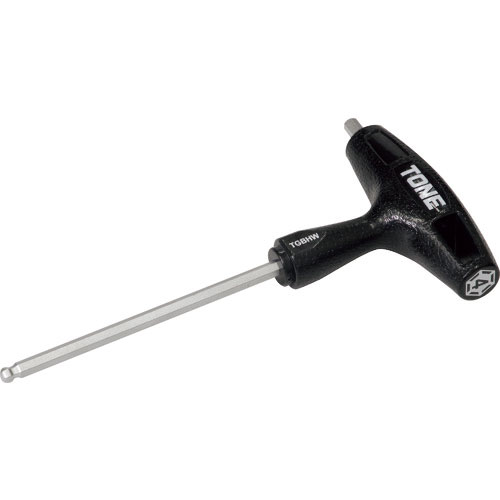 ＴＯＮＥ　ボールポイント六角棒レンチ（Ｔ形）　グリップボールポイントヘキサゴンレンチ　対辺寸法４ｍｍ＿
