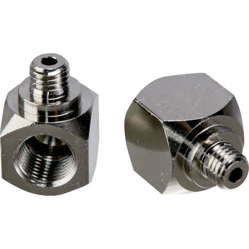 ＴＲＵＳＣＯ　Ｌ型グリスニップル用変換継手　Ｕ１／４ｘ２８　２個入＿