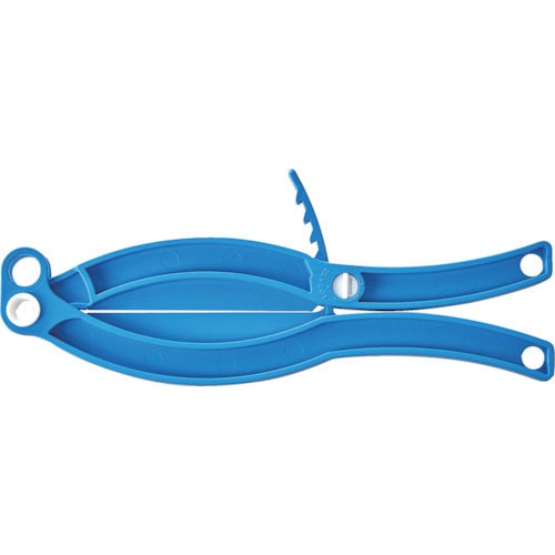 ＴＲＵＳＣＯ　フレコンバック用クリップ　１００ｍｍ　青＿