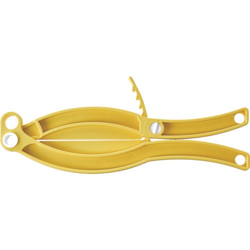 ＴＲＵＳＣＯ　フレコンバック用クリップ　１００ｍｍ　黄＿