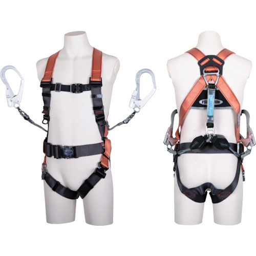 ツヨロン　コアハーネス　ツインランヤード付　ＴＨ－５０２－２ＣＲ９３ＳＶ－ＯＴ　ツインコルトリトラ　＿