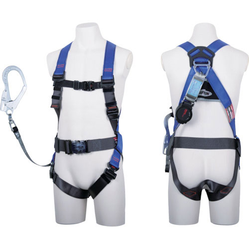 ツヨロン　コアハーネス　ランヤード付　ＴＨ－５０２－ＯＨ９３ＳＶ－ＯＴ　ワン・ハンドリトラ　パープル＿