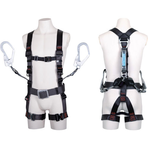 ツヨロン　フルハーネス飛燕ツインランヤード付き　ＴＨ－５０６－２ＣＲ９３ＳＶ－ＯＴ　ツインコルトリト＿