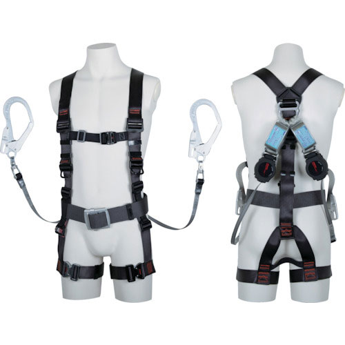 ツヨロン　フルハーネス飛燕　ツインワン・ハンドリトラ　Ｍサイズ　ダークグレー＿