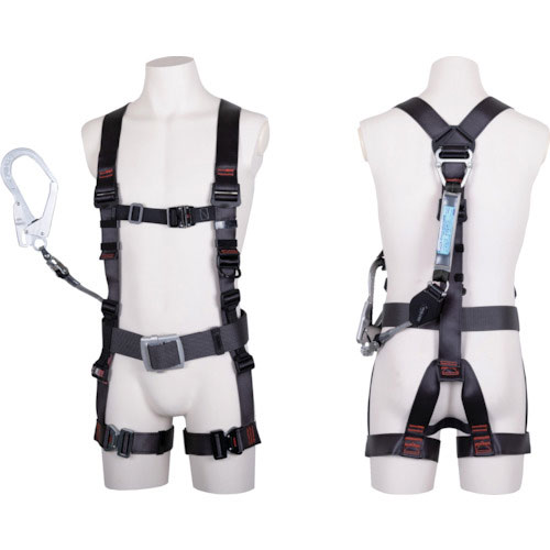 ツヨロン　フルハーネス飛燕ランヤード付　ＴＨ－５０６－ＣＲ９３ＳＶ－ＯＴ　コルトリトラ　Ｍサイズ　ダ＿