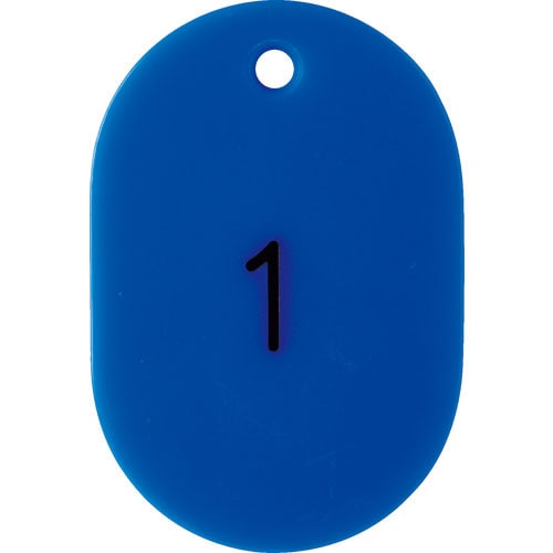 ＴＲＵＳＣＯ　番号入小判札　大　６０Ｘ４０　１～２５　青＿