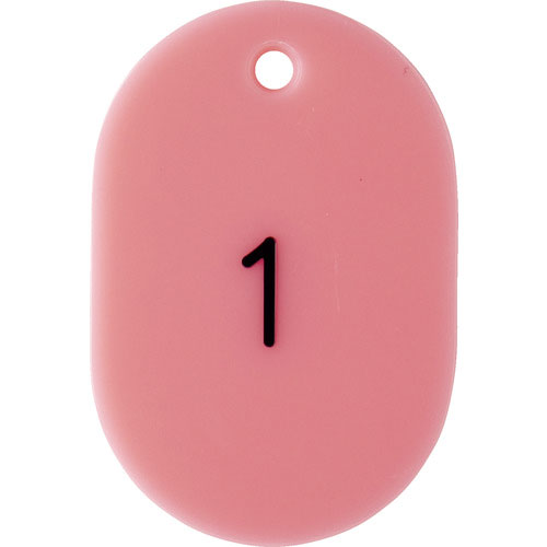 ＴＲＵＳＣＯ　番号入小判札　大　６０Ｘ４０　１～２５　ピンク＿