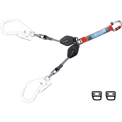 ツヨロン　フルハーネス用ランヤード　ダブルコルトリトラ＿