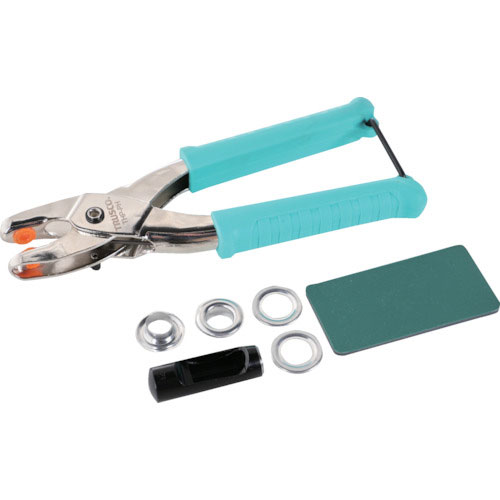 ＴＲＵＳＣＯ　両面ハトメプライヤーセット　プライヤー型　１２ｍｍセット（ハトメパンチ本体・アルミハト＿