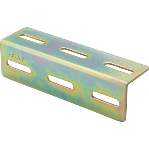 ＴＲＵＳＣＯ　ジョイント金具４０型Ｌ　クロメート　４０Ｘ１４５　穴数６＿