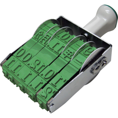 サンビー　テクノタッチ回転印　欧文初号日付　明朝体＿