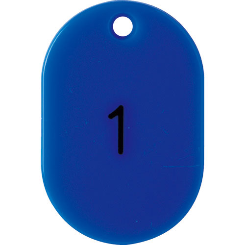 ＴＲＵＳＣＯ　番号入小判札　小　４５Ｘ３０　１～２５　青＿