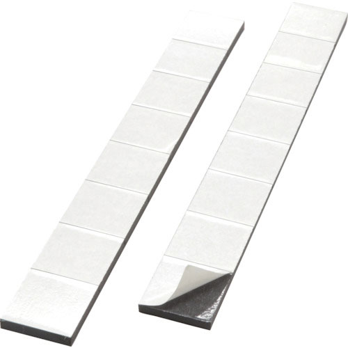 ＴＲＵＳＣＯ　強力マグネット粘着付テープ（スリット加工入り）　２個入り＿