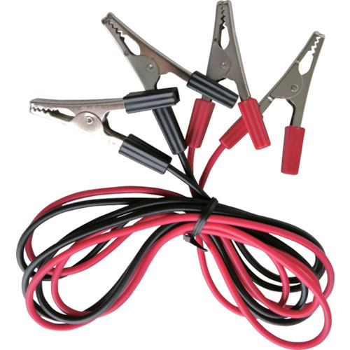 テイシン　テストリード　１００ｃｍ　ワニ口クリップＬ両端付　（２本入）＿