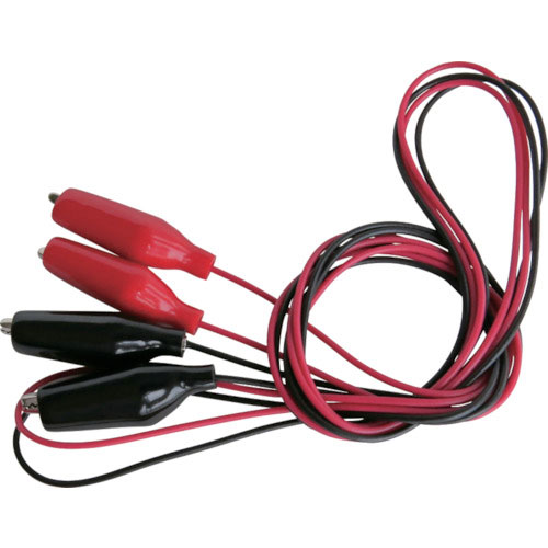 テイシン　テストリード小　１００ｃｍ　シールドクリップＳ両端付　（２本入）＿