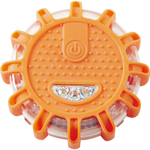 ＴＲＵＳＣＯ　電池式ＬＥＤ警告灯　赤色＿