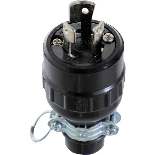 ＴＲＵＳＣＯ　引掛ゴムプラグ接地２Ｐ防水兼＿