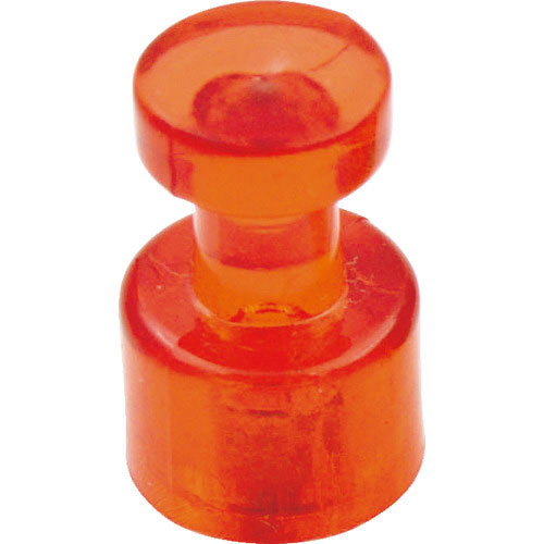 ＴＲＵＳＣＯ　カラーマグネットピン　赤　１０個入り＿