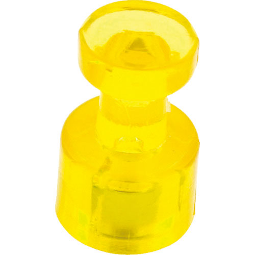 ＴＲＵＳＣＯ　カラーマグネットピン　黄　１０個入り＿