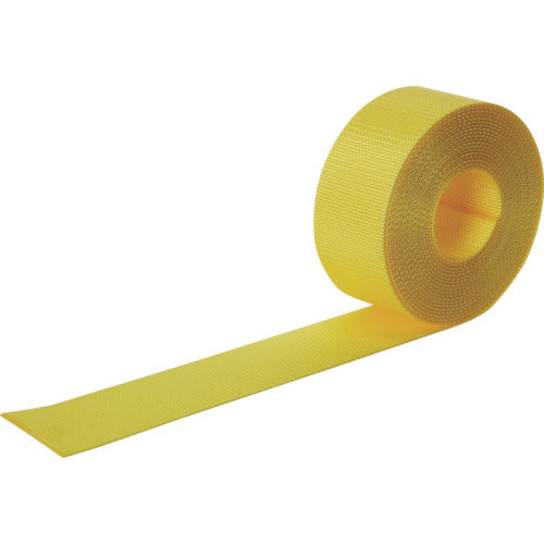 ＴＲＵＳＣＯ　ナイロン平ベルト　２．０ｔｘ５０ｍｍｘ１０ｍ　黄＿