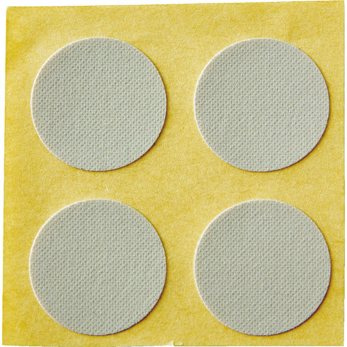 ＴＲＵＳＣＯ　滑り止めシート　片面タイプ片面粘着剤付　２５パイ丸形　４個入＿