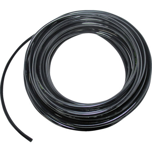 ＴＲＵＳＣＯ　ナイロンチューブ　４Ｘ２．５　１００Ｍ　黒＿