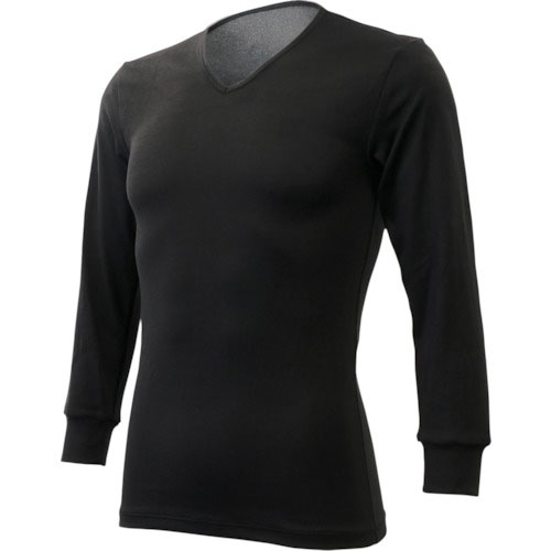 リベルタ　サーモワン　Ｖネック９部丈袖　メンズ／ＢＬＫ（Ｌ）＿