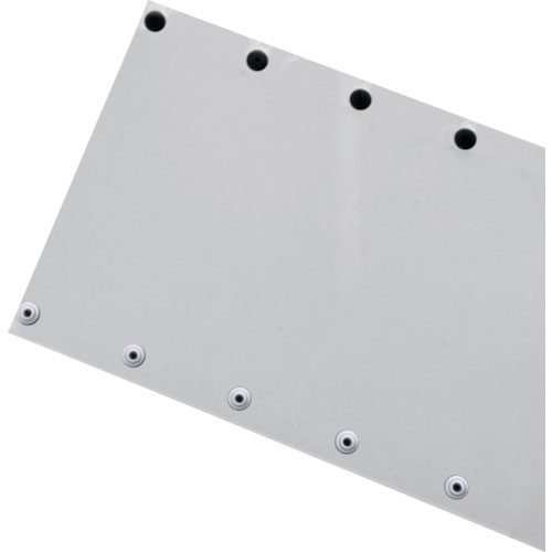 ＴＲＵＳＣＯ　ホック式結束保護チューブ　クリアタイプ　５ｍ　７０パイ＿