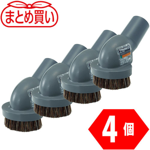 ＴＲＵＳＣＯ　まとめ買い　まるブラシ　馬毛　グレー　４個＿