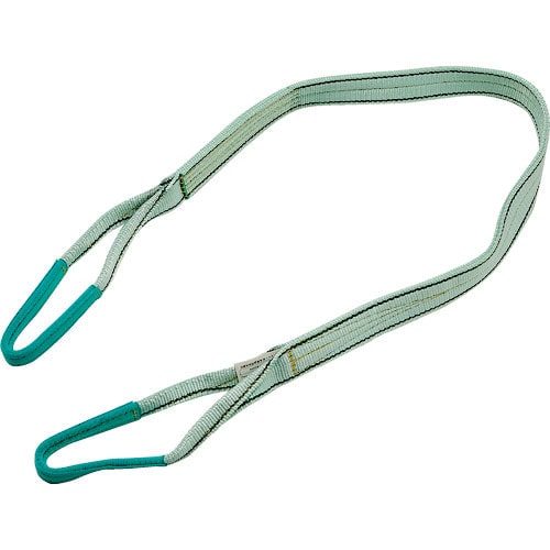 ＴＲＵＳＣＯ　強力ポリエステルスリング　両端アイ形　２５ｍｍＸ０．５ｍ＿