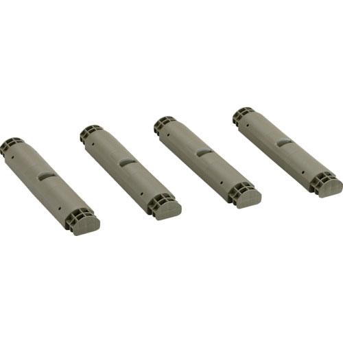 ＴＲＵＳＣＯ　プラ棚用　脚のみ４本セット　高さ３７２ｍｍ用　つや消しОＤ＿