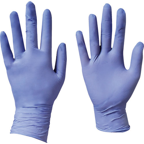モレーン　ニトリル検査用グローブ　テンピークスグレイシアゼロ　ＸＳサイズ（１２５枚／パック）＿