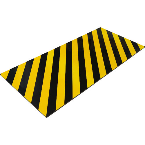 日東エルマテ　ＮＥＷトラクッション　８ｍｍ×４５０ｍｍ×１ｍ　黄／黒＿