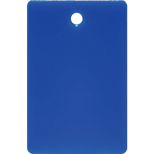 ＴＲＵＳＣＯ　スチロール番号札　無地　長方形　大　５７Ｘ３８ｍｍ　５枚入　青＿