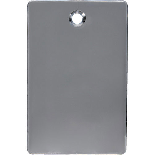 ＴＲＵＳＣＯ　スチロール番号札　無地　長方形　大　５７Ｘ３８ｍｍ　５枚入　クリア＿