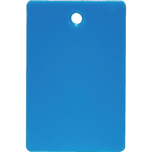 ＴＲＵＳＣＯ　スチロール番号札　無地　長方形　大　５７Ｘ３８ｍｍ　５枚入　空色＿