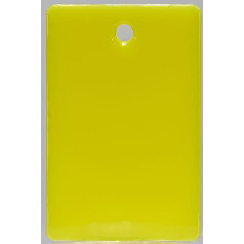 ＴＲＵＳＣＯ　スチロール番号札　無地　長方形　大　５７Ｘ３８ｍｍ　５枚入　黄色＿