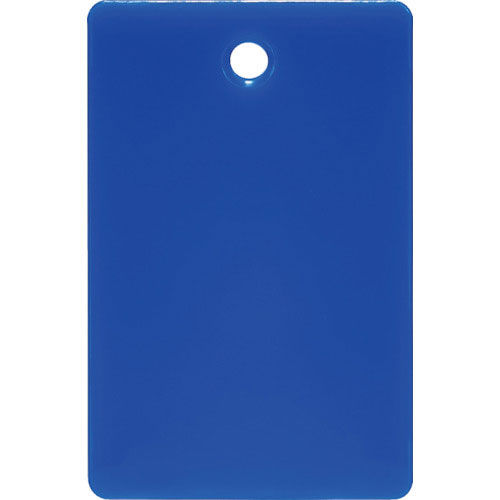 ＴＲＵＳＣＯ　スチロール番号札　無地　長方形　小　４５Ｘ３０ｍｍ　５枚入　青＿