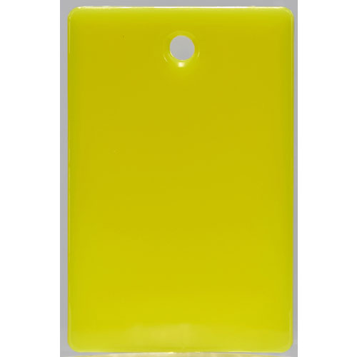 ＴＲＵＳＣＯ　スチロール番号札　無地　長方形　小　４５Ｘ３０ｍｍ　５枚入　黄色＿