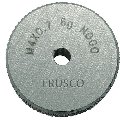 ＴＲＵＳＣＯ　ねじ用リングゲージ　止まり　６ｇ　Ｍ１２×１．７５＿