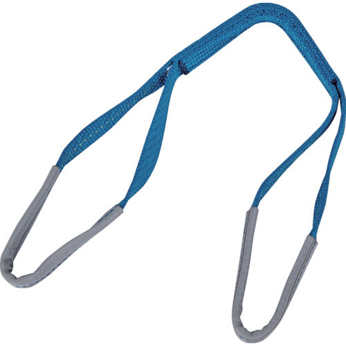 ＴＲＵＳＣＯ　リサイクルポリエステルスリング　ＪＩＳ３等級　両端アイ形　２５ｍｍＸ１．０ｍ＿