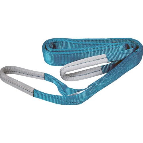 ＴＲＵＳＣＯ　リサイクルポリエステルスリング　ＪＩＳ３等級　両端アイ形　５０ｍｍＸ１．０ｍ＿